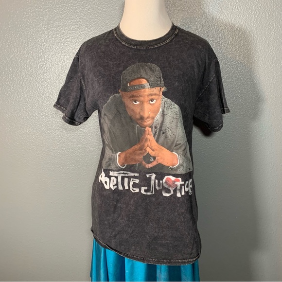 Distressed, POETIC JUSTICE, Tupac shirt!! - Picture 2 of 7
